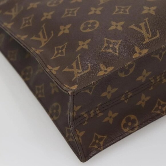 LOUIS VUITTON Monogram Sac Plat Hand Bag M51140 LV Auth 142198 - Picture 5 of 16